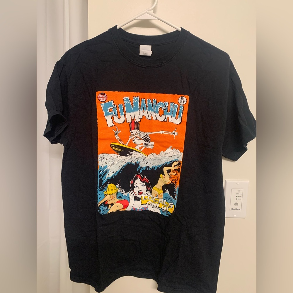 Fu Manchu T shirt  size Medium.